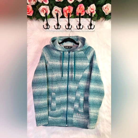 Under Armour Women's Boho Gradient Striped Zip-Up Hoodie - Picture 1 of 8